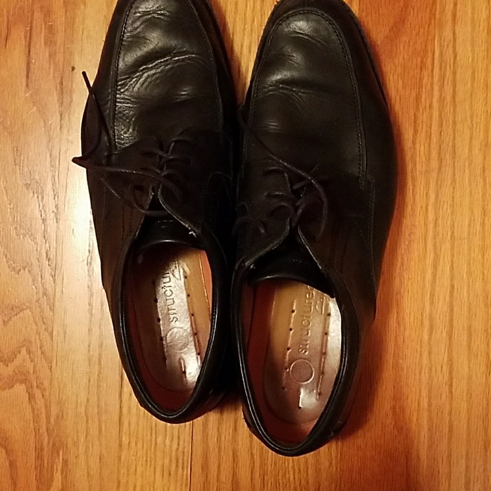 clarks unstructured dress shoes